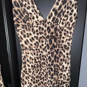Animal print dress